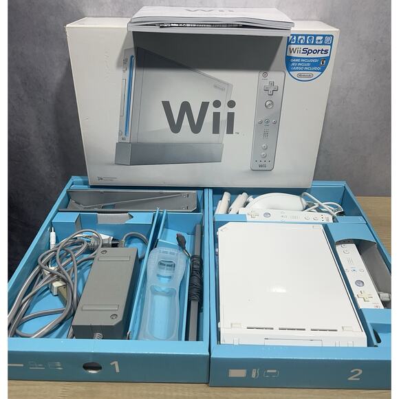 Nintendo Wii Retro Console RVL-001 Bundle ( READ DESCRIPTION FOR MORE DETAILS ) - Picture 7 of 10